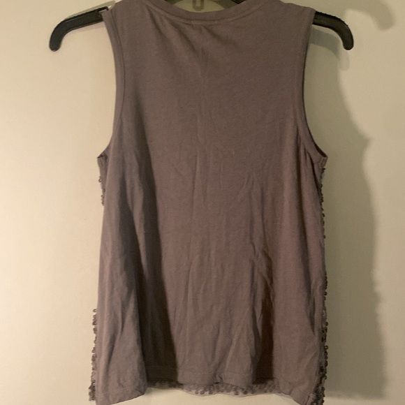 J. Crew Beautiful Grey Sequin Tank top Size XS - Picture 8 of 8
